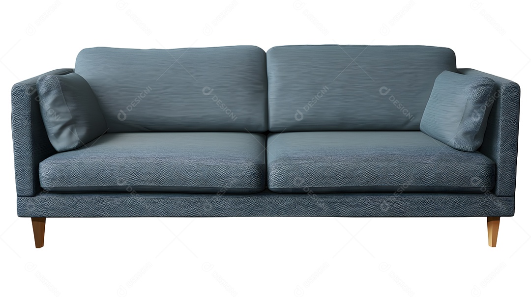 Sofá sobre fundo isolado