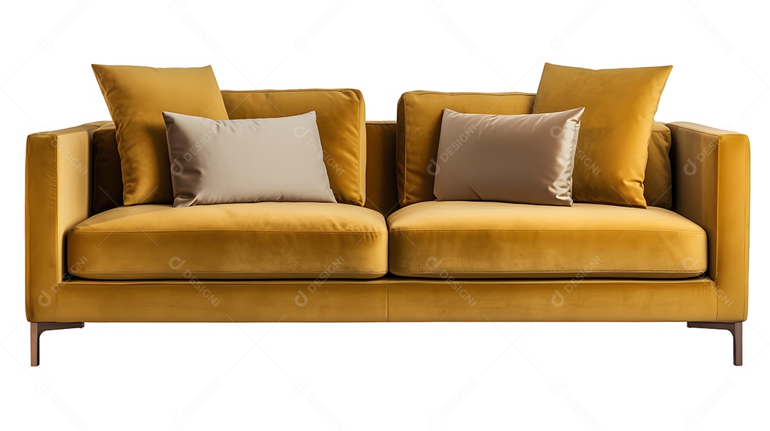 Sofá sobre fundo isolado