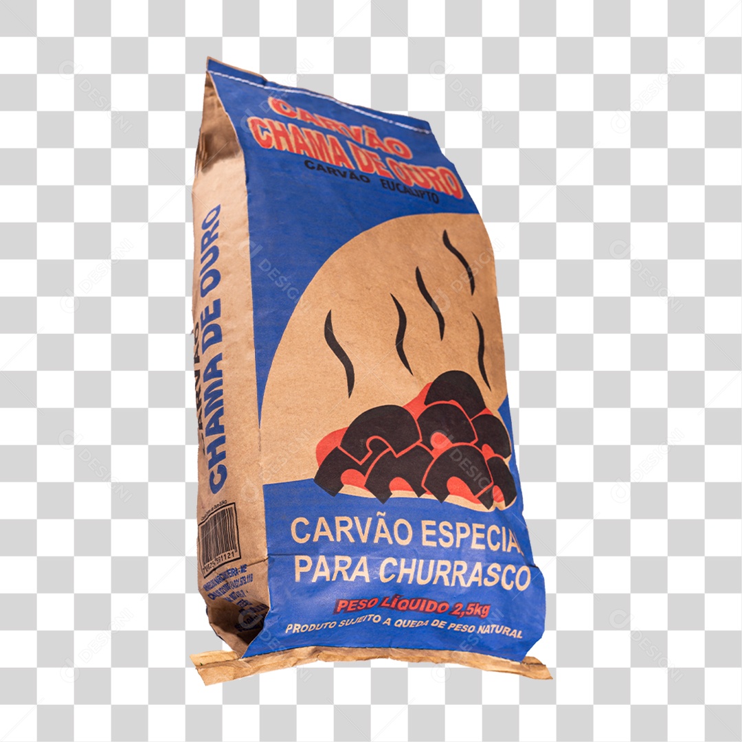 Saco de Carvão para Churrasco PNG Transparente