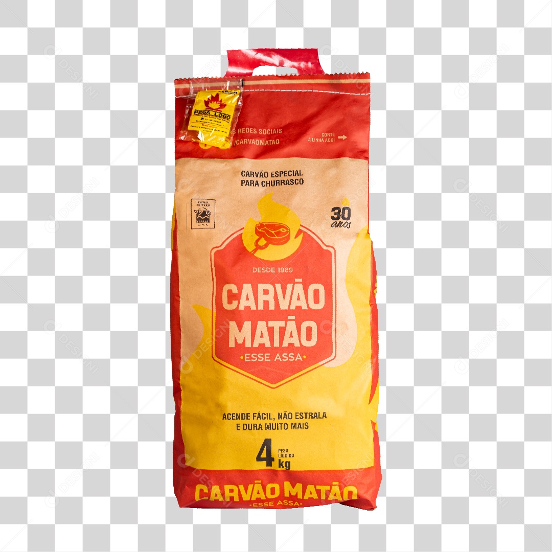 Saco de Carvão para Churrasco PNG Transparente