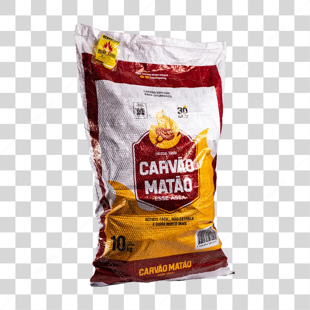 Saco de Carvão para Churrasco PNG Transparente