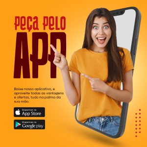 Peça Peço App Social Media PSD Editável