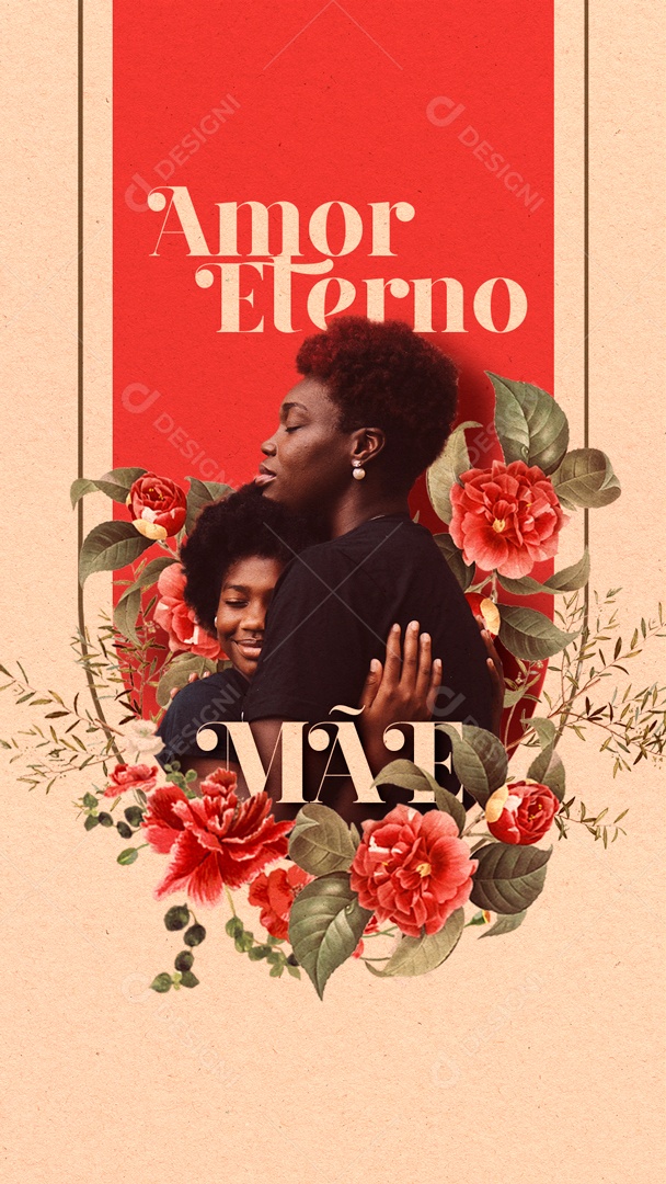 Social Media Dia Das Mães Amor Eterno Mãe PSD Editável