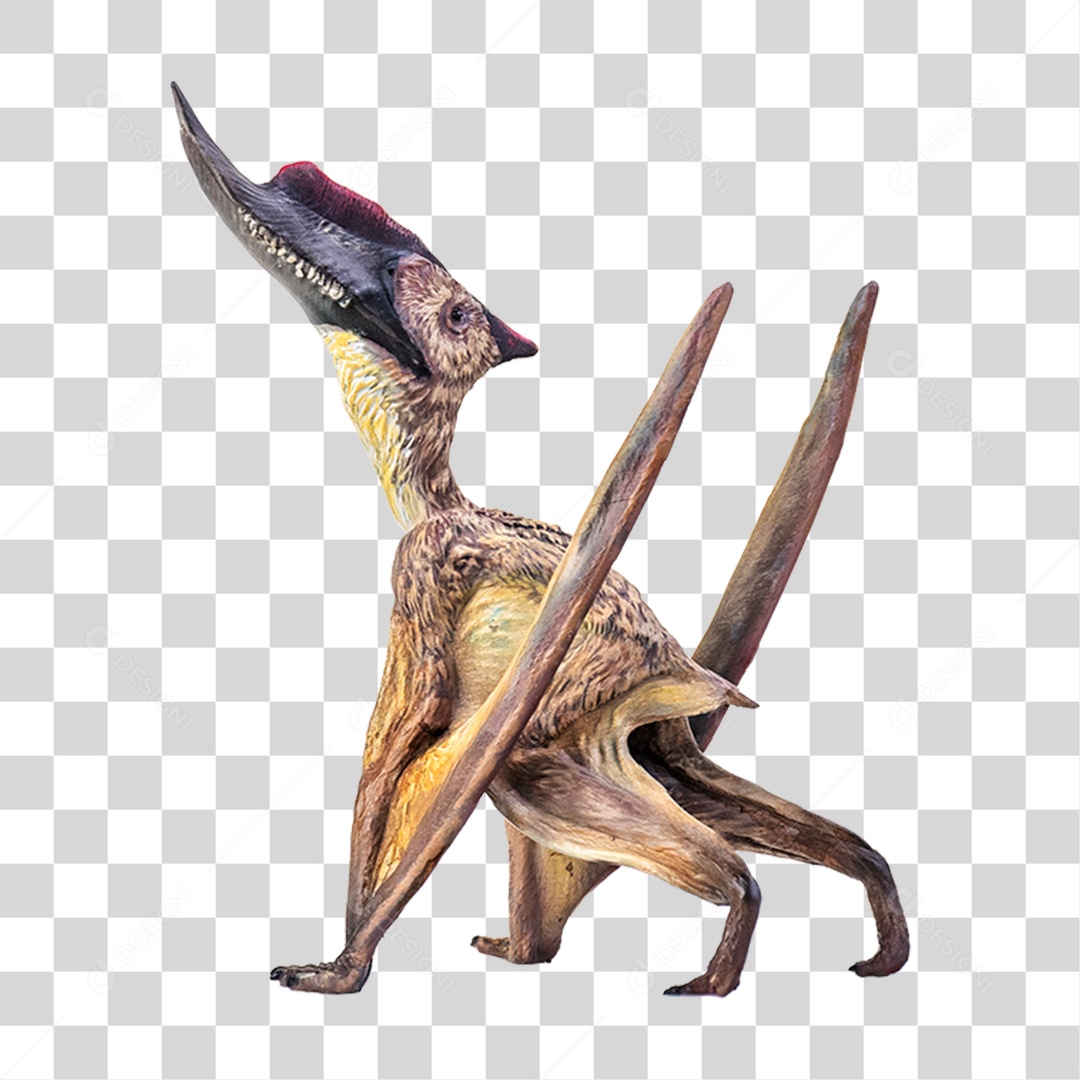 Objeto 3D Dinossauro Pré-histórico Para Composição PNG Transparente