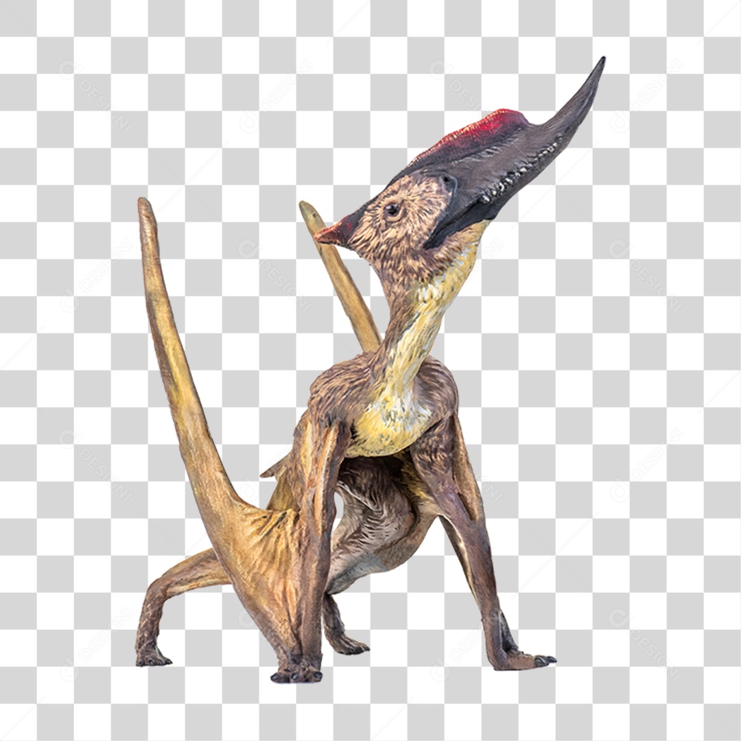 Objeto 3D Dinossauro Pré-histórico Para Composição PNG Transparente