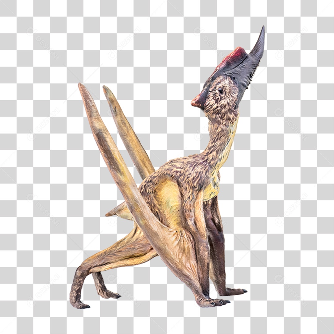 Objeto 3D Dinossauro Pré-histórico Para Composição PNG Transparente