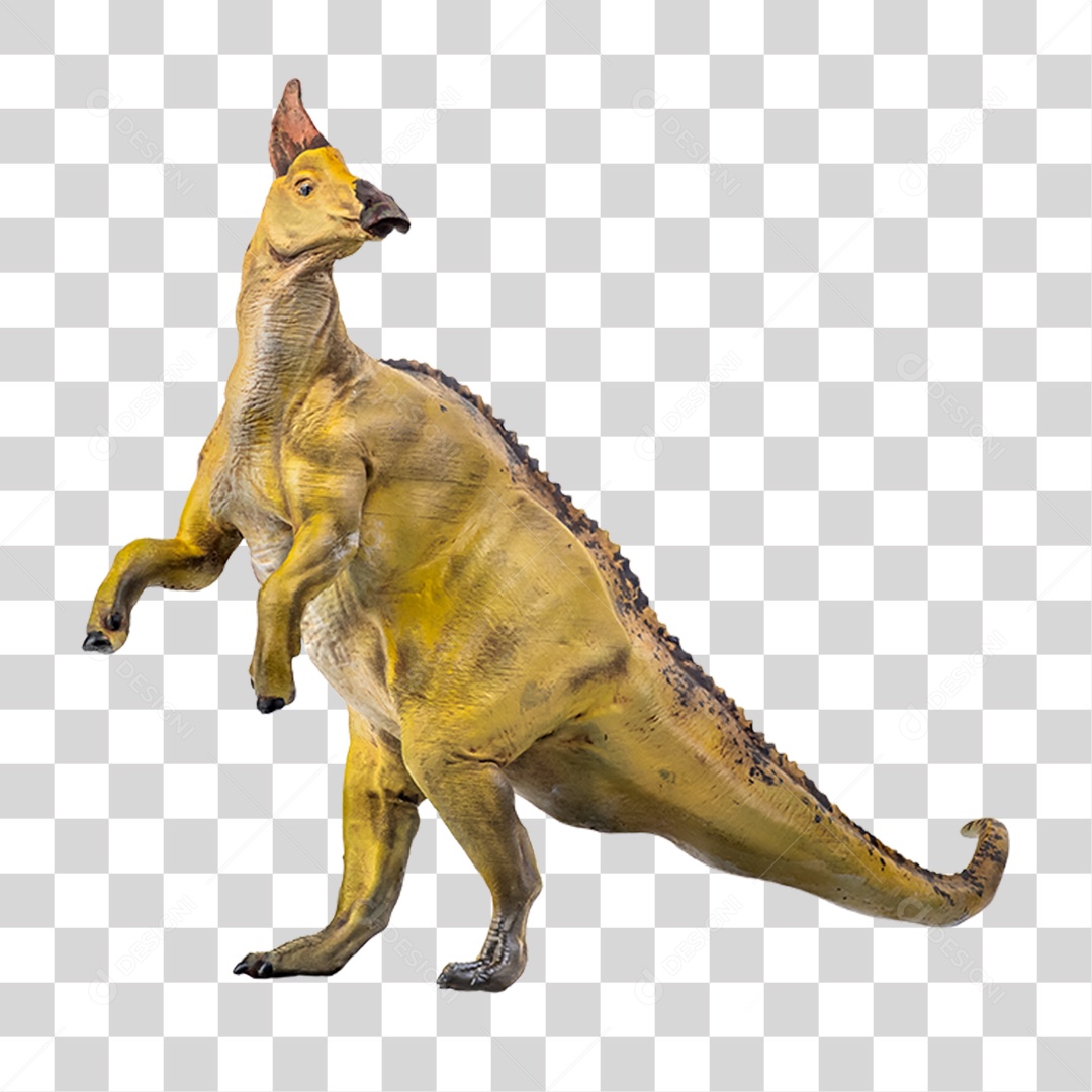 Objeto 3D Dinossauro Pré-histórico Para Composição PNG Transparente