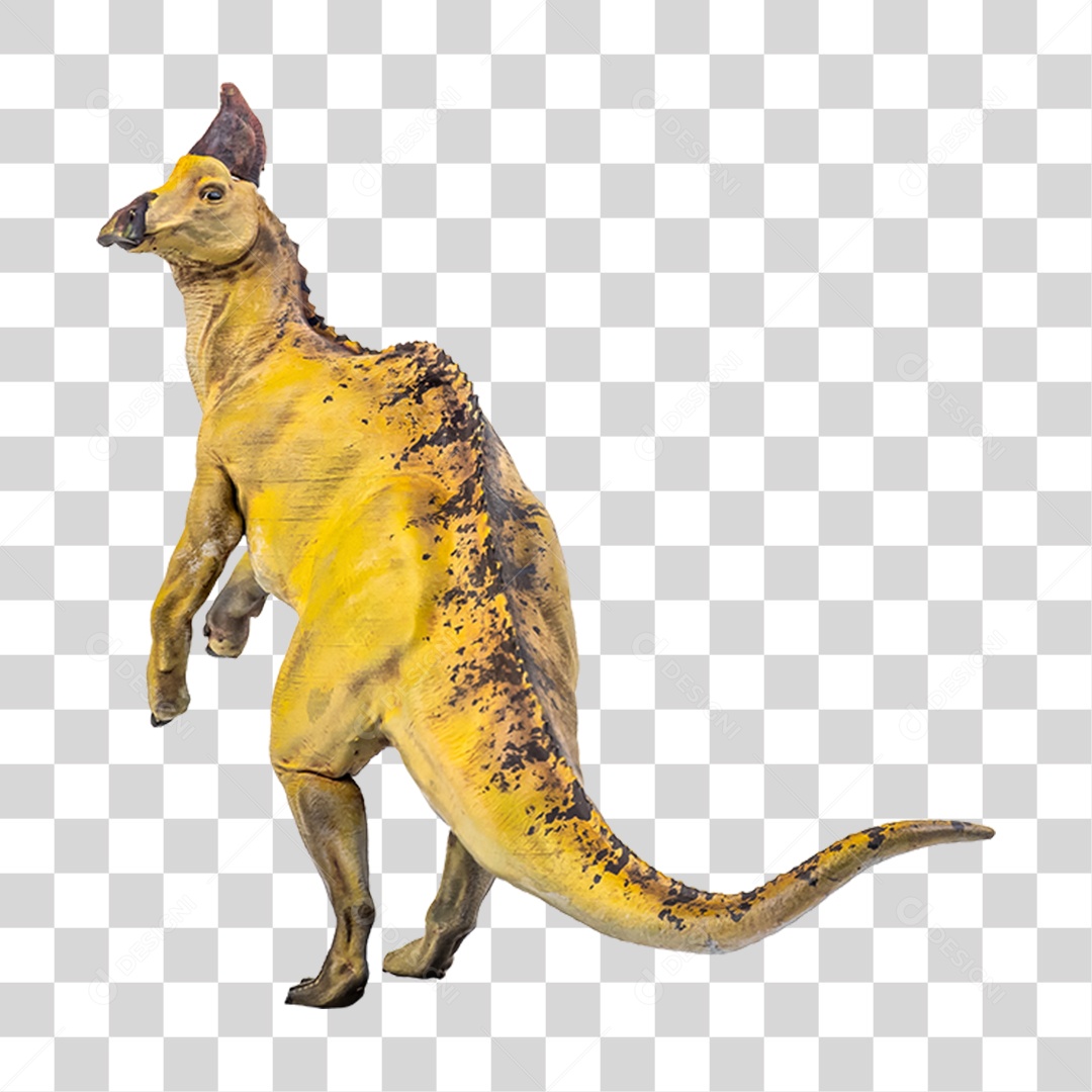 Objeto 3D Dinossauro Pré-histórico Para Composição PNG Transparente