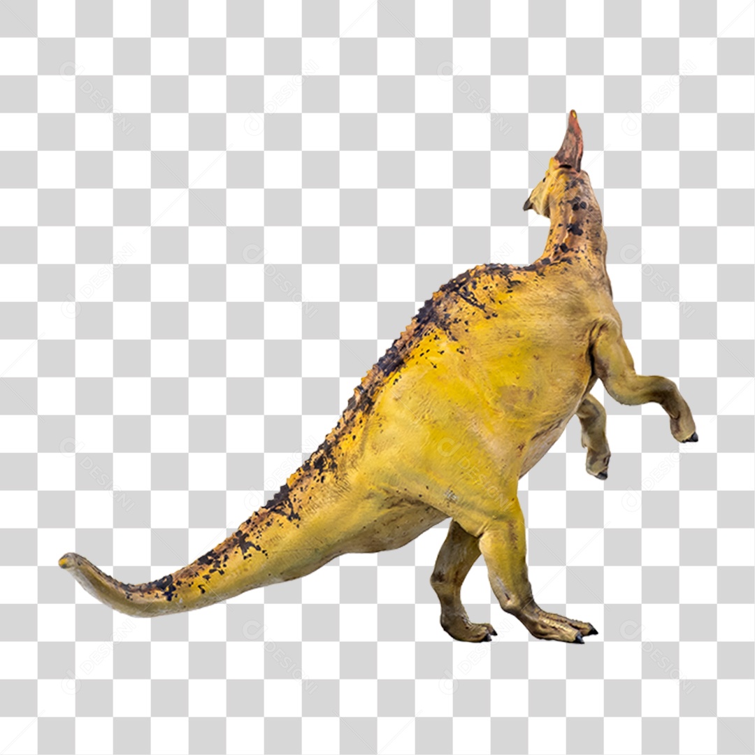 Objeto 3D Dinossauro Pré-histórico Para Composição PNG Transparente