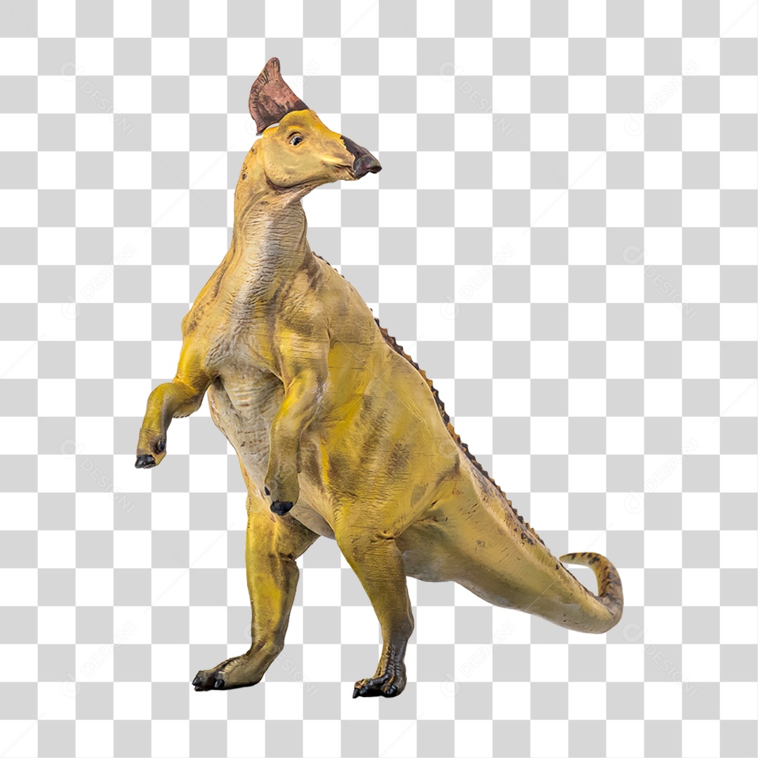 Objeto 3D Dinossauro Pré-histórico Para Composição PNG Transparente