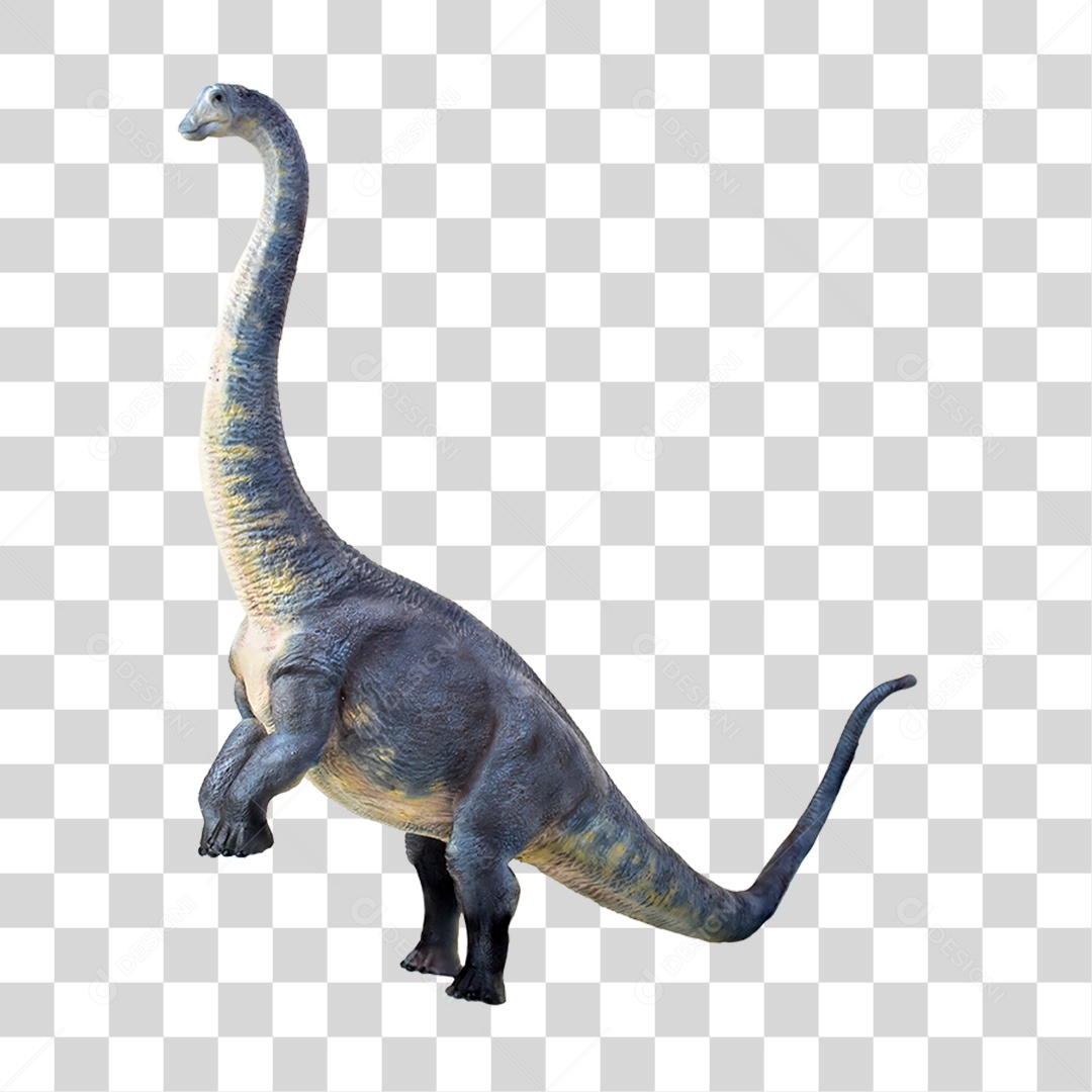 Objeto 3D Dinossauro Pré-histórico Para Composição PNG Transparente