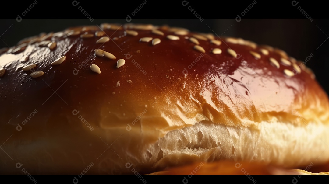 Saboroso hambúrguer sobre uma mesa de madeira