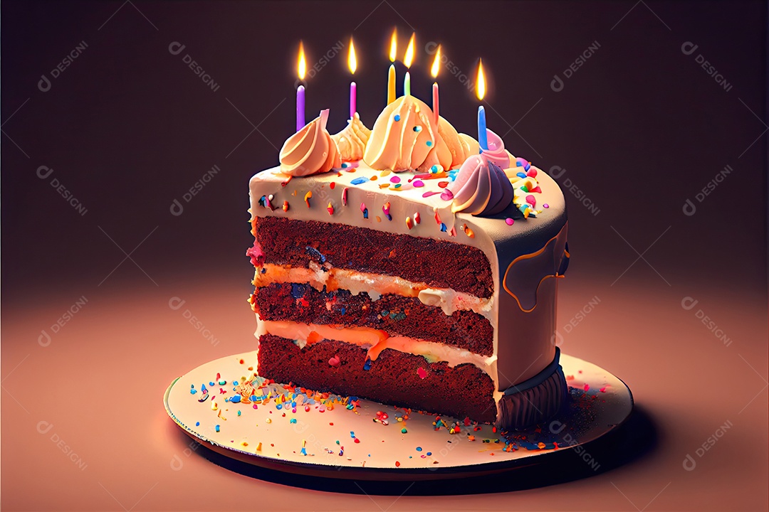 Comemoração de feliz aniversário.