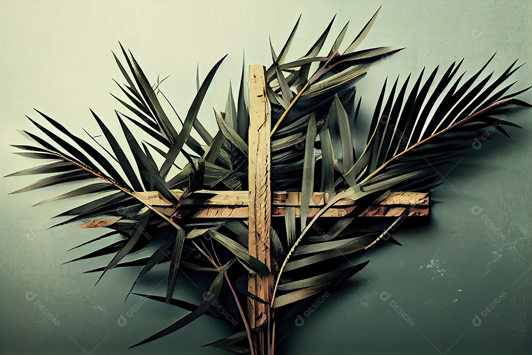 Domingo de Ramos por ocasião da entrada de Jesus em Jerusalém.