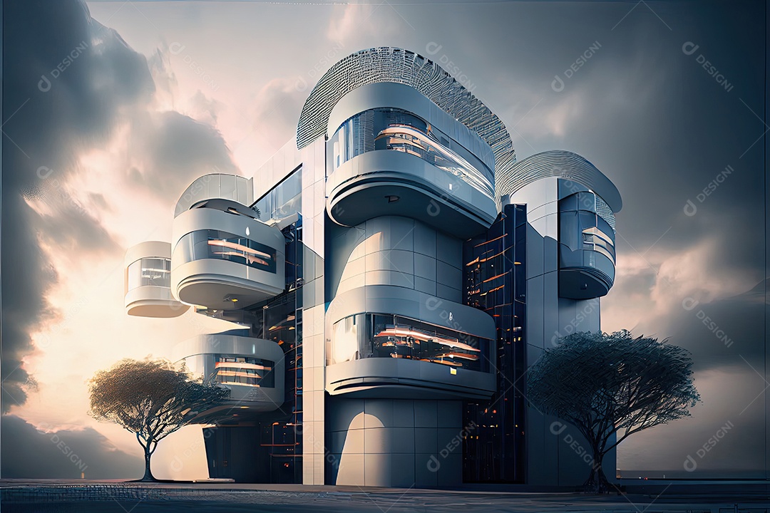 Sistemas de computador de arquitetura de desenvolvimento de moderno futurista.