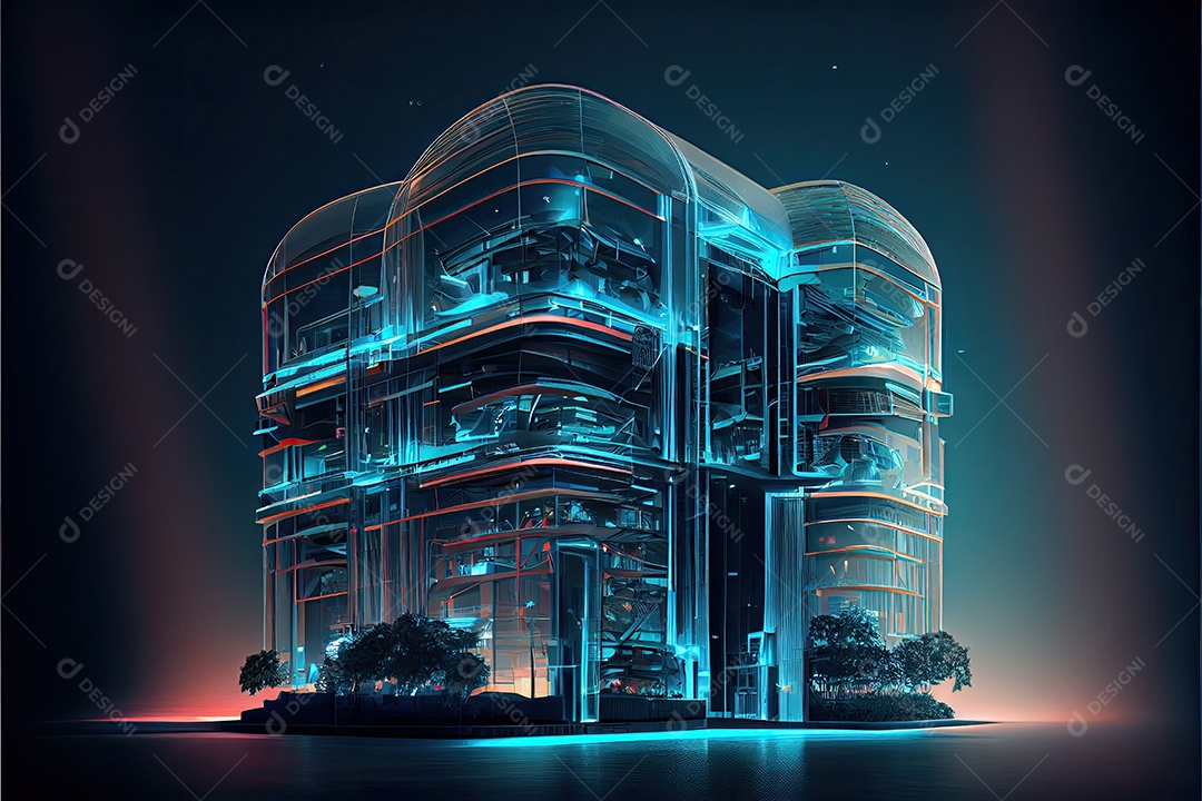 Sistemas de computador de arquitetura de desenvolvimento de moderno futurista.