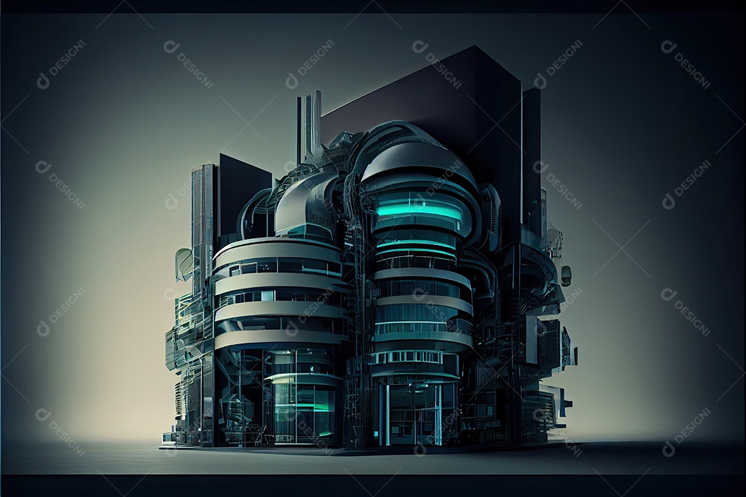 Sistemas de computador de arquitetura de desenvolvimento de moderno futurista.