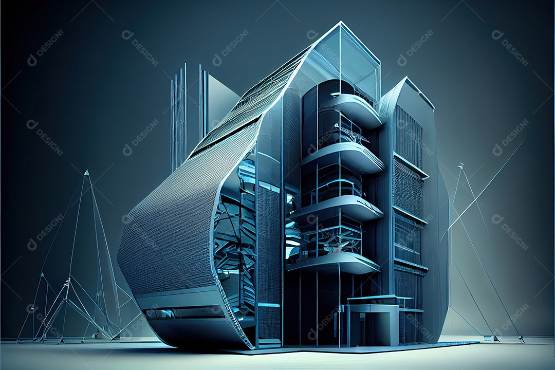Sistemas de computador de arquitetura de desenvolvimento de moderno futurista.