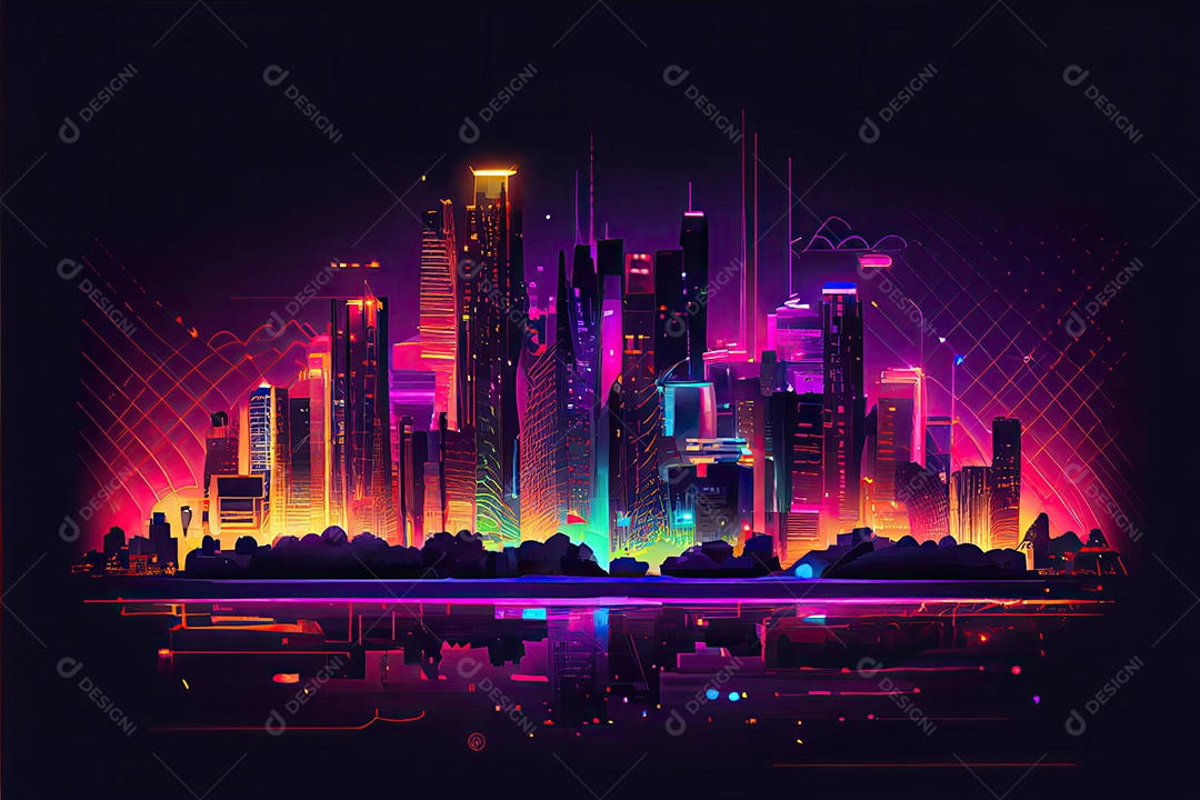 Cidade inteligente internet das coisas.