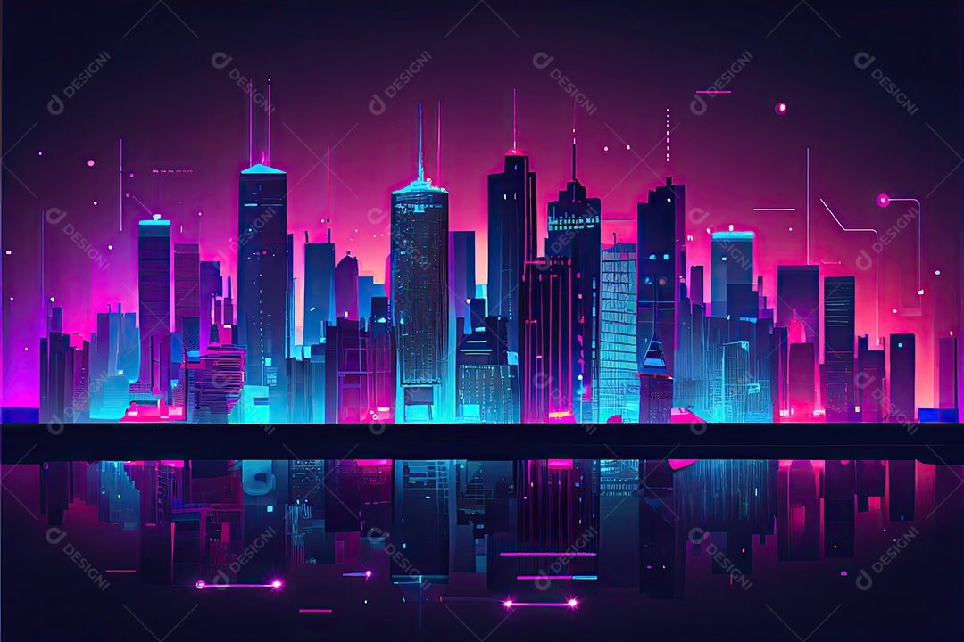 Cidade inteligente internet das coisas.