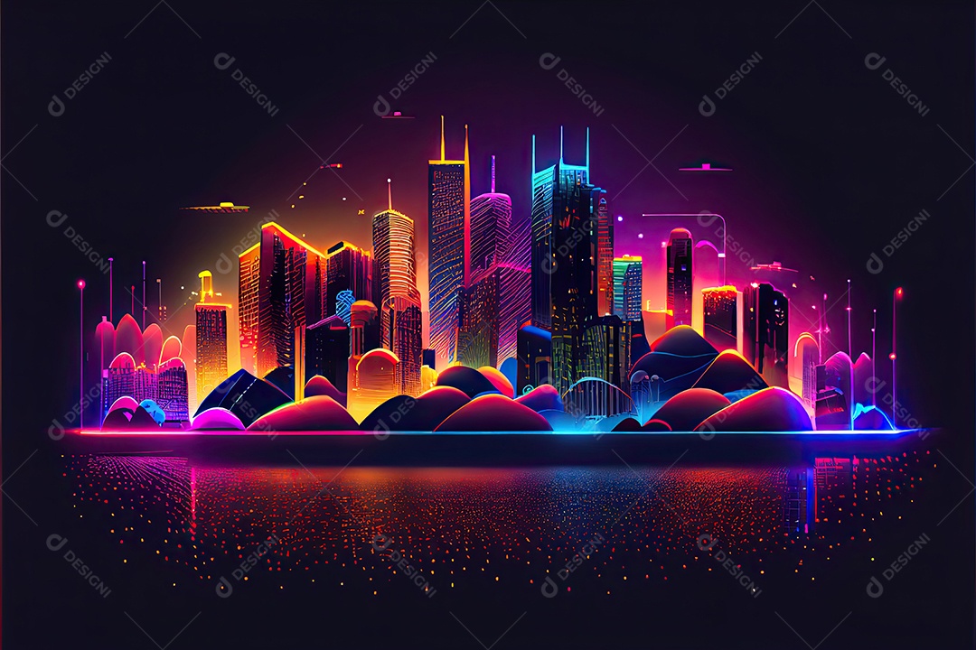 Cidade inteligente internet das coisas.