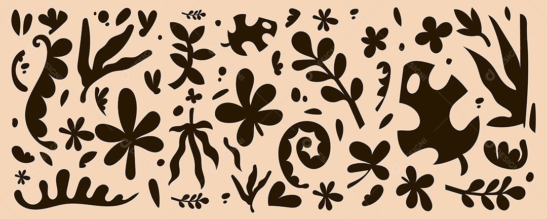 Desenho Abstrato do Fundo do Estilo do Rabisco Vetor EPS