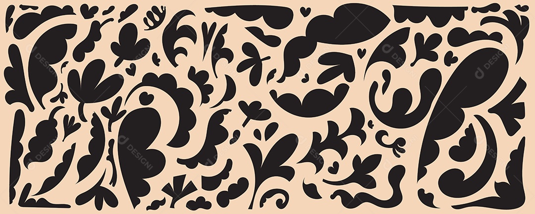 Desenho Abstrato do Fundo do Estilo do Rabisco Vetor EPS