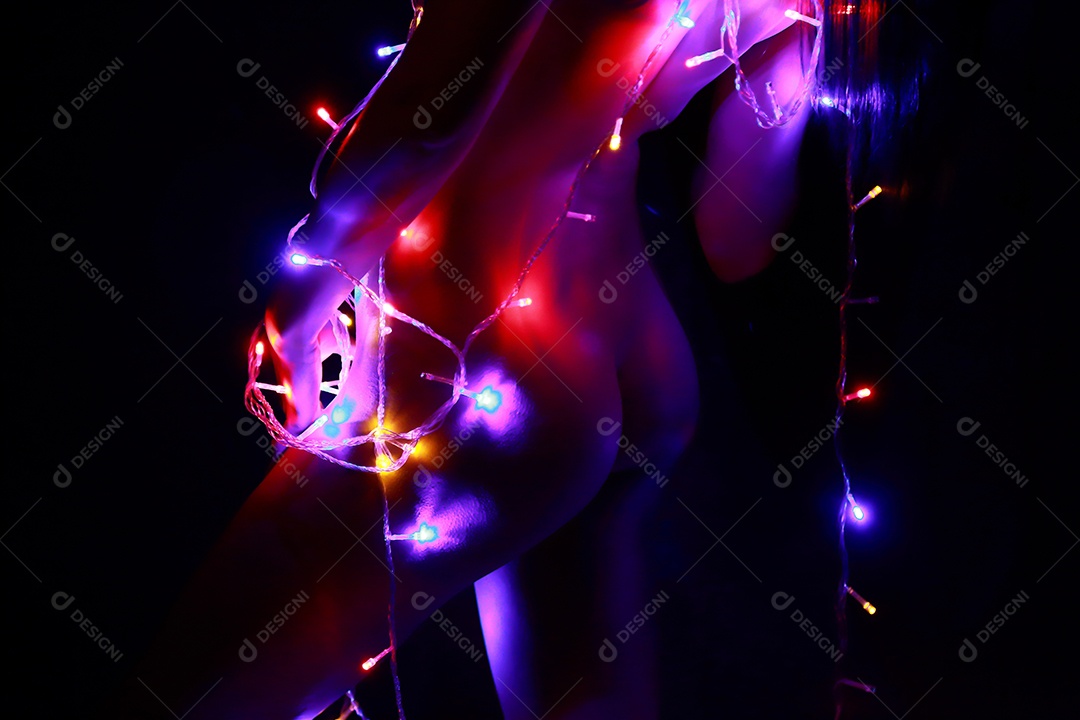 Belas artes eróticas de mulher nua