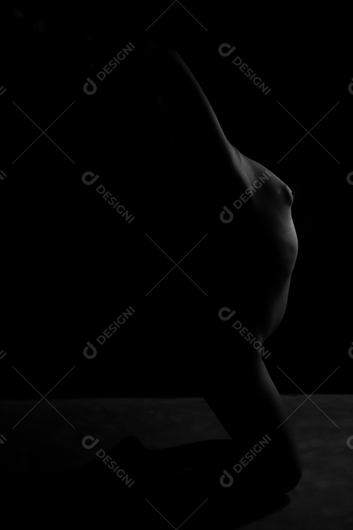 Belas artes eróticas de mulher nua