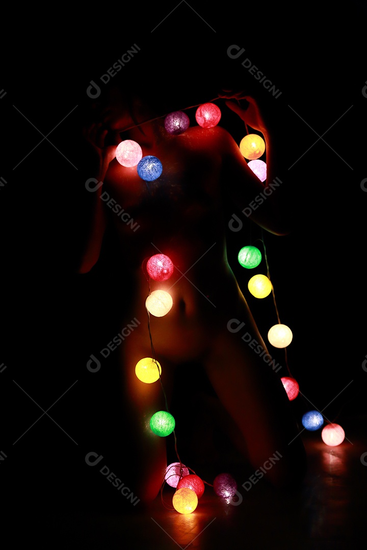 Belas artes eróticas de mulher nua