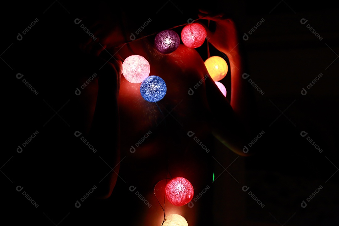 Belas artes eróticas de mulher nua