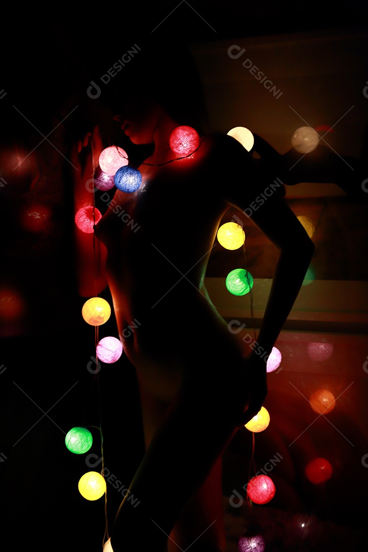 Belas artes eróticas de mulher nua