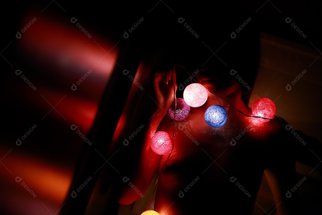 Belas artes eróticas de mulher nua