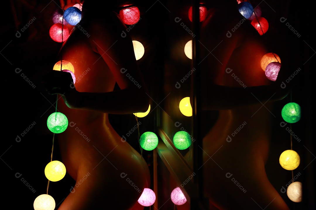 Belas artes eróticas de mulher nua