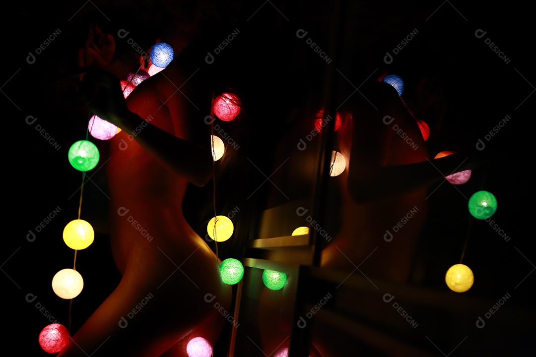 Belas artes eróticas de mulher nua