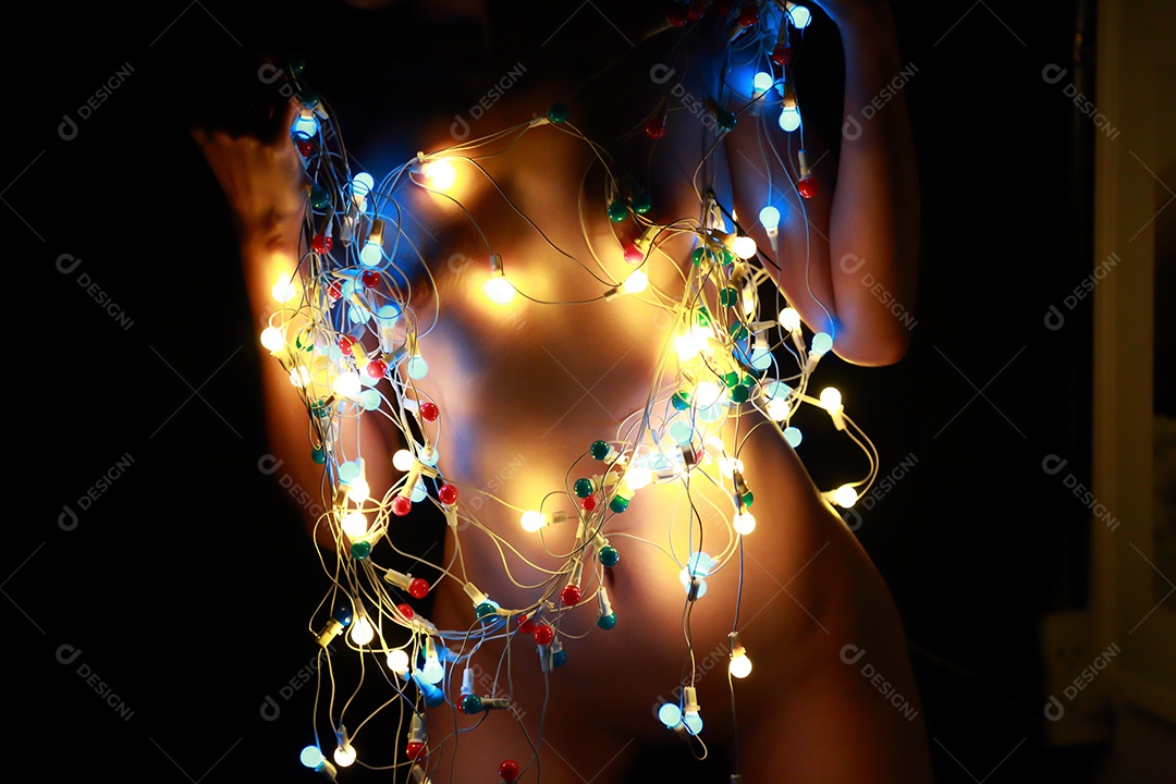 Belas artes eróticas de mulher nua