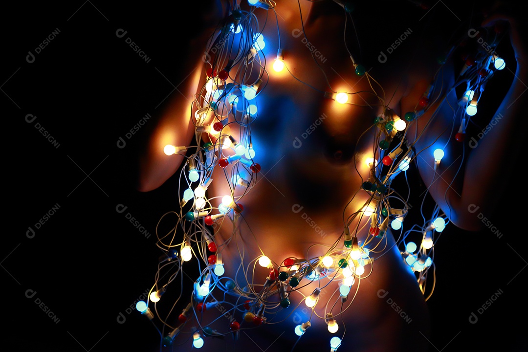 Belas artes eróticas de mulher nua