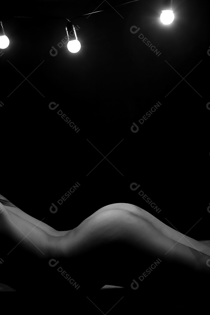 Belas artes eróticas de mulher nua