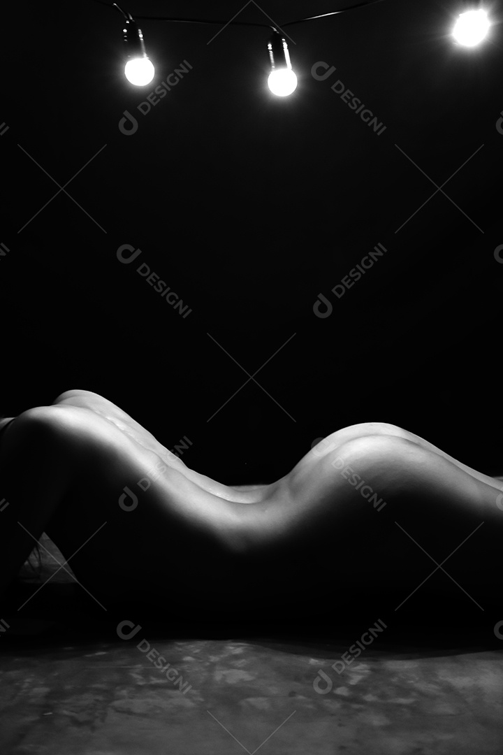 Belas artes eróticas de mulher nua