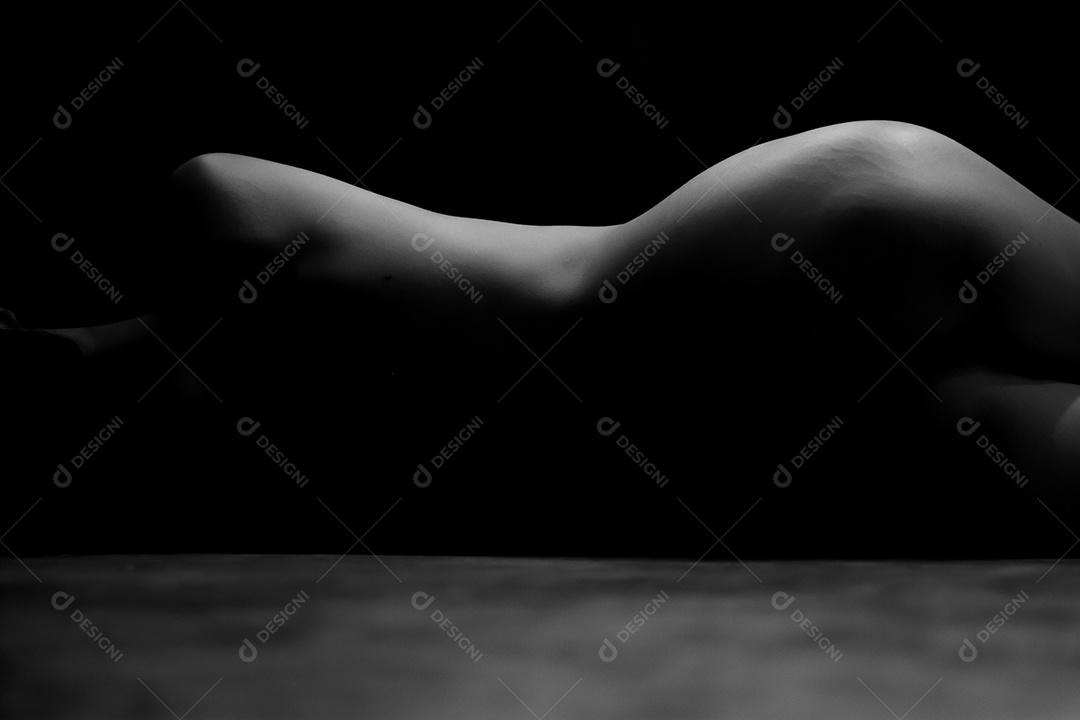 Belas artes eróticas de mulher nua