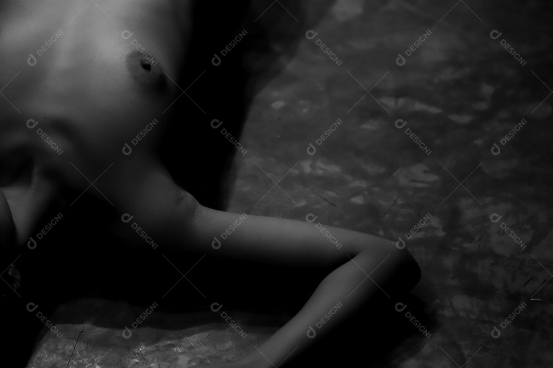 Belas artes eróticas de mulher nua