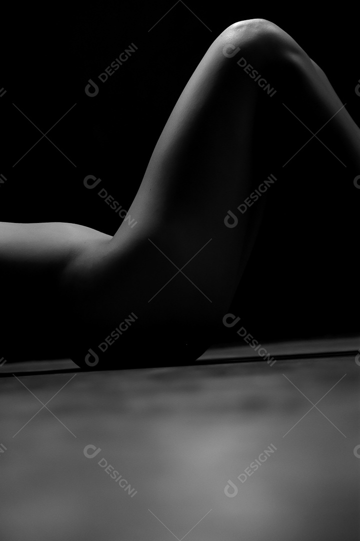 Belas artes eróticas de mulher nua