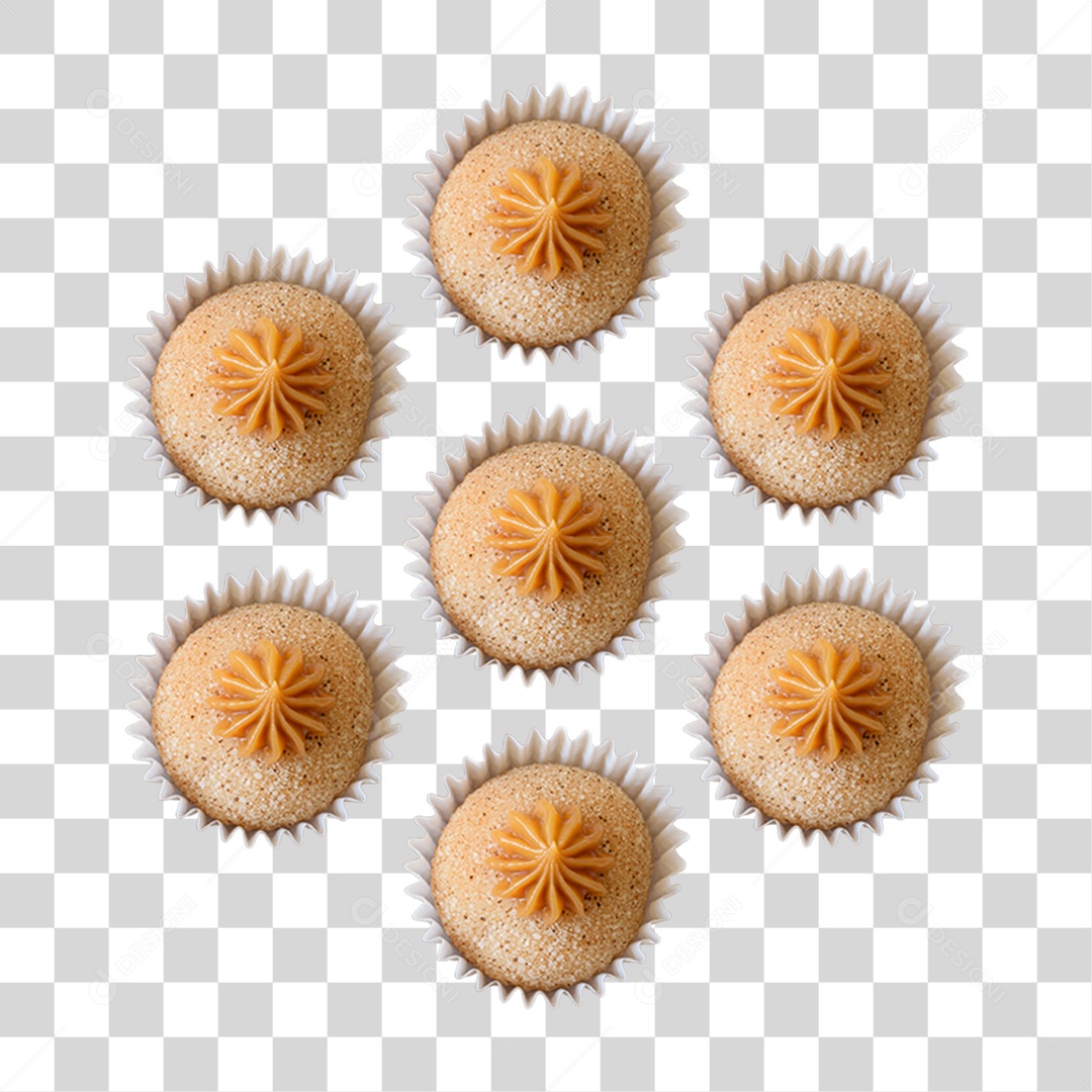 Brigadeiro Chocolate PNG Transparente