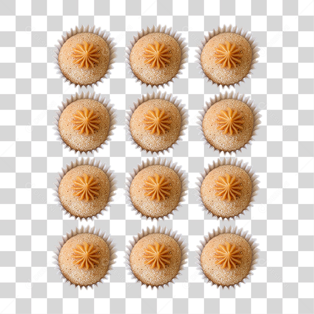 Brigadeiro Chocolate PNG Transparente