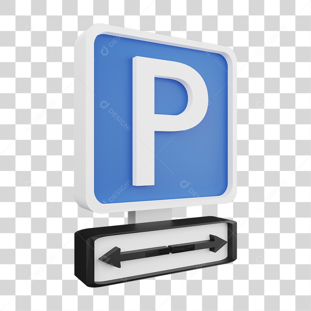 Placa de Aviso PNG Transparente