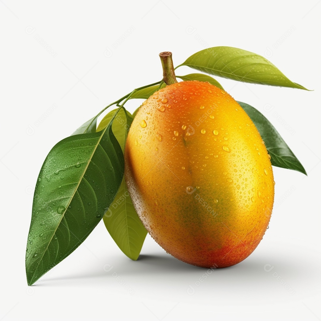 Manga madura isolado em fundo branco