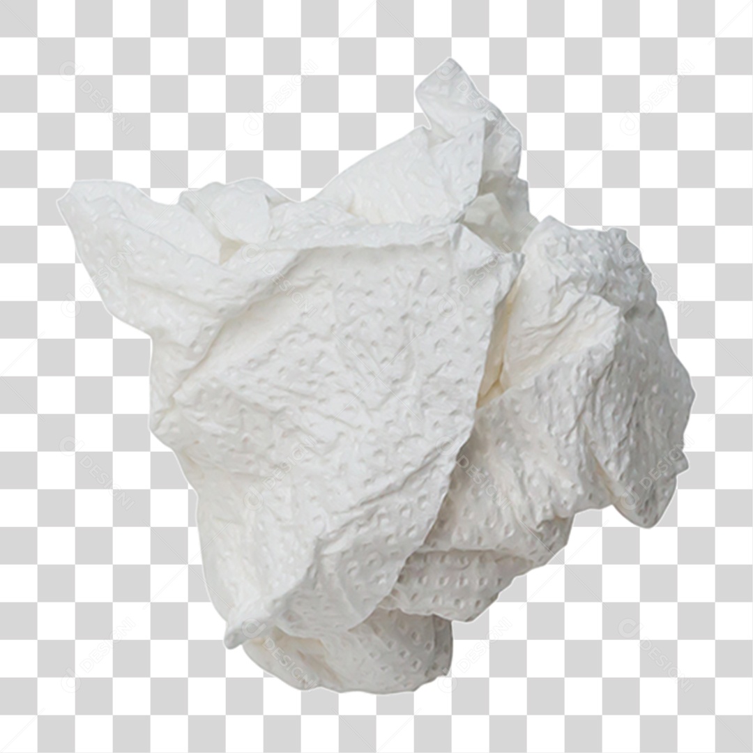 Guardanapo Amassado PNG Transparente