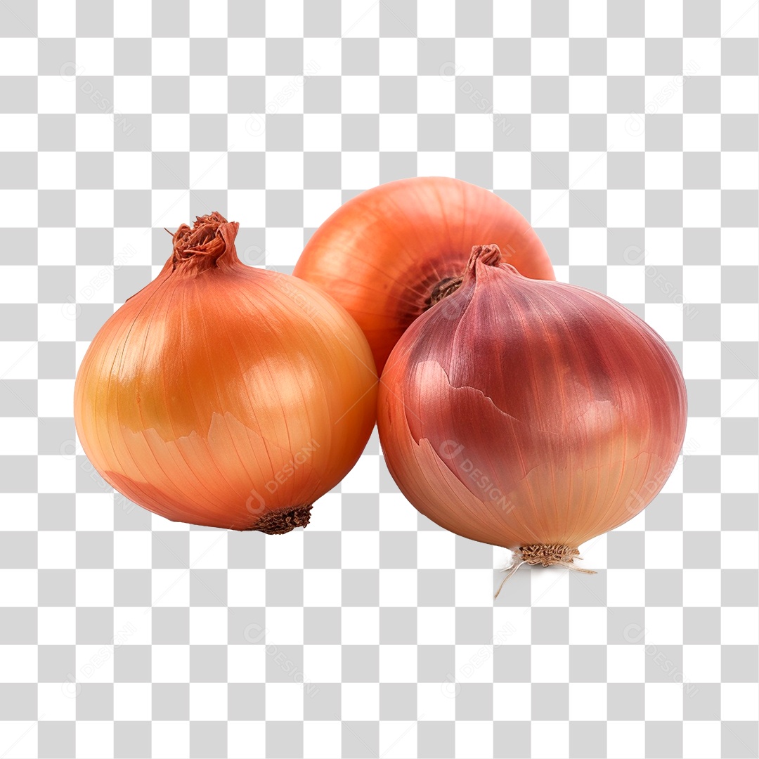 Cebolas em Fundo Transparente PNG