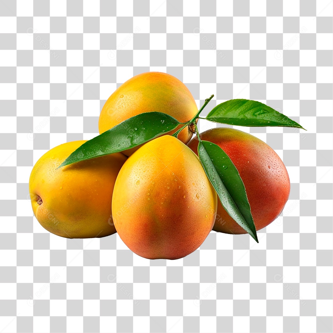 Elemento 3D Mangas Para Composição PNG Transparente