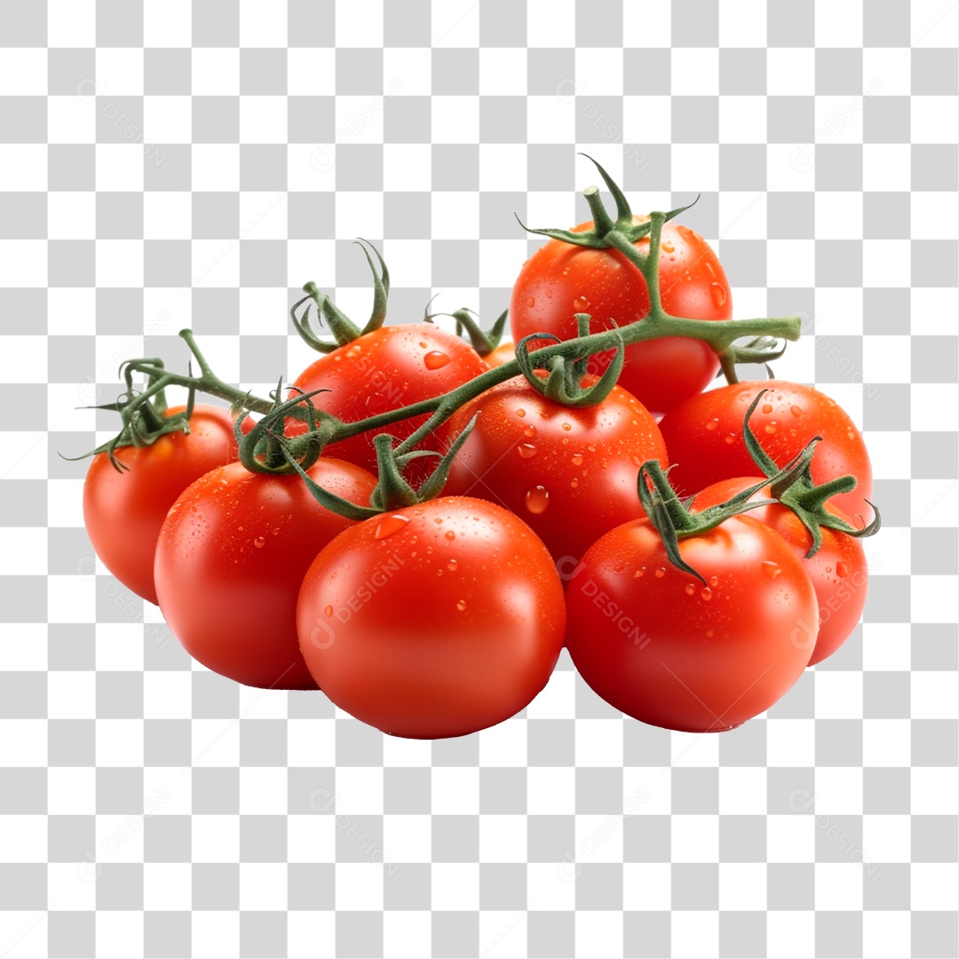 Elemento 3D Tomates Para Composição PNG Transparente